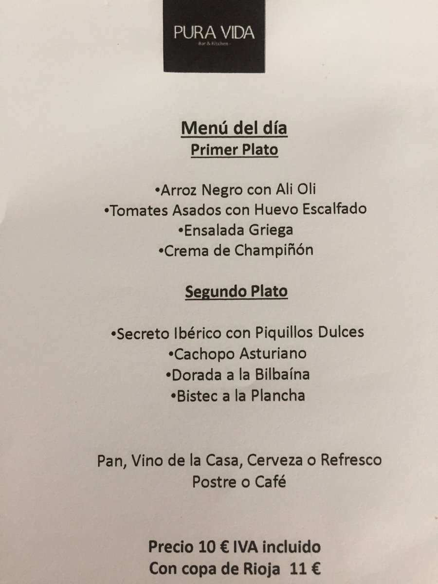 Por fin Juernes, disfruta en #puravida#menutrescantos
