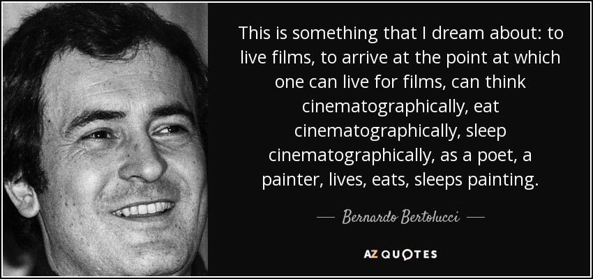 Happy birthday to Bernardo Bertolucci!  