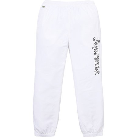 Supreme/Lacoste Track Pant 🎨Red, Kelly Green, White, Black (1/2)