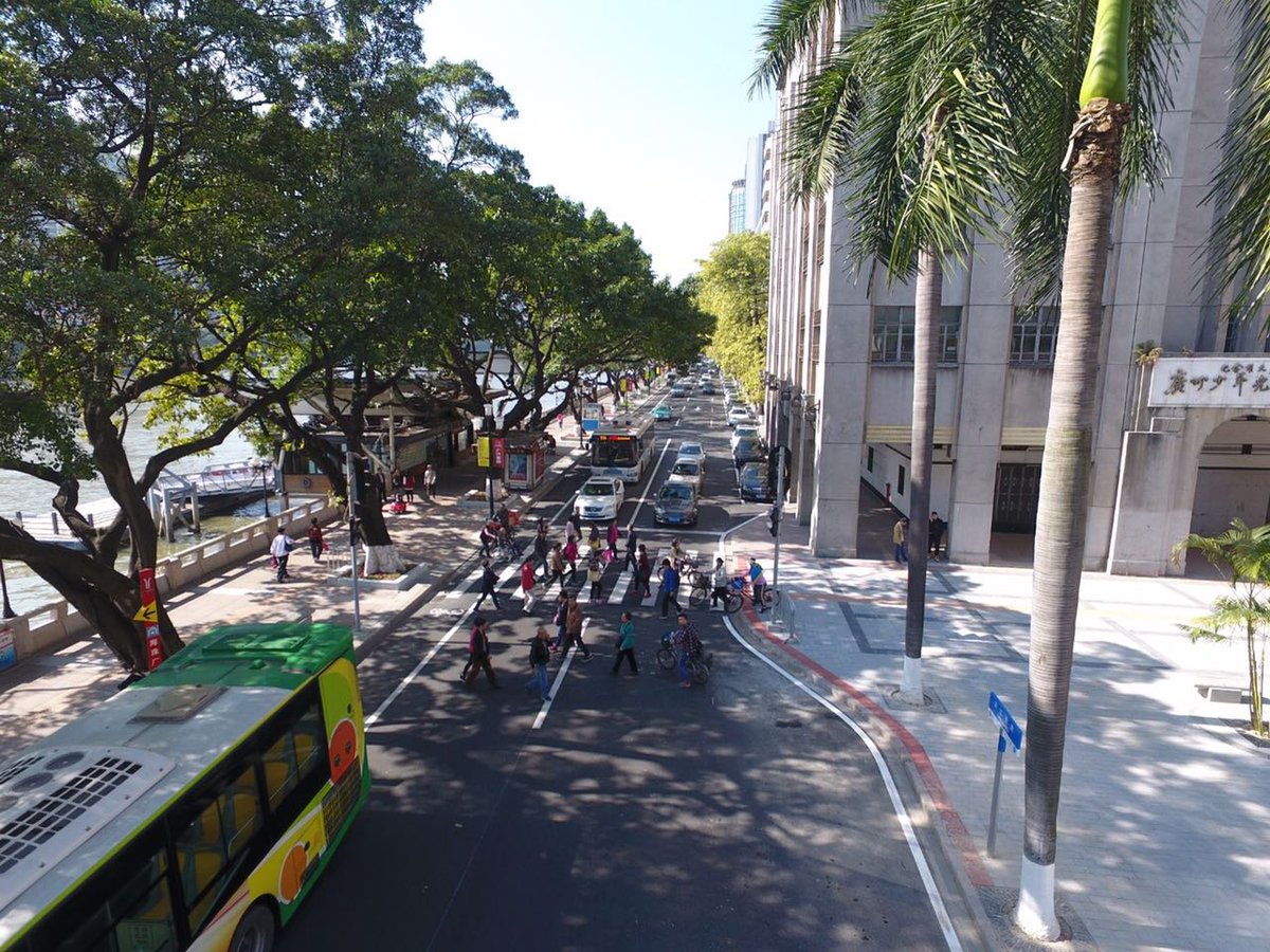ClaytonHLane's tweet photo. Exciting progress in #Guangzhou! ITDP to help city roll out #CompleteStreets citywide, implement 72 #TODs, regulate 200,000 #sharedbicycles. https://t.co/21pgcakIwc