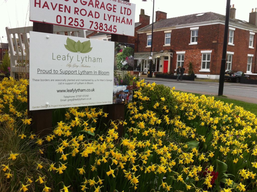 [2/3] We've started making changes to our larger flower bed there, turning it in to a border dedicated to plants ideal for our coastal town!