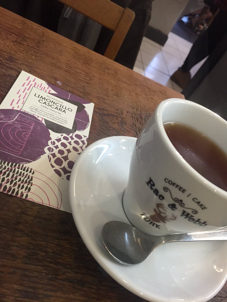 ponytailwineman's tweet photo. (Not Wine Related) BUT Limoncello Cascara natural cherry coffee tea @raeandwebb delicious. Not what you expect but so tasty. Love it! ☕️ https://t.co/aidSAZ8GDf