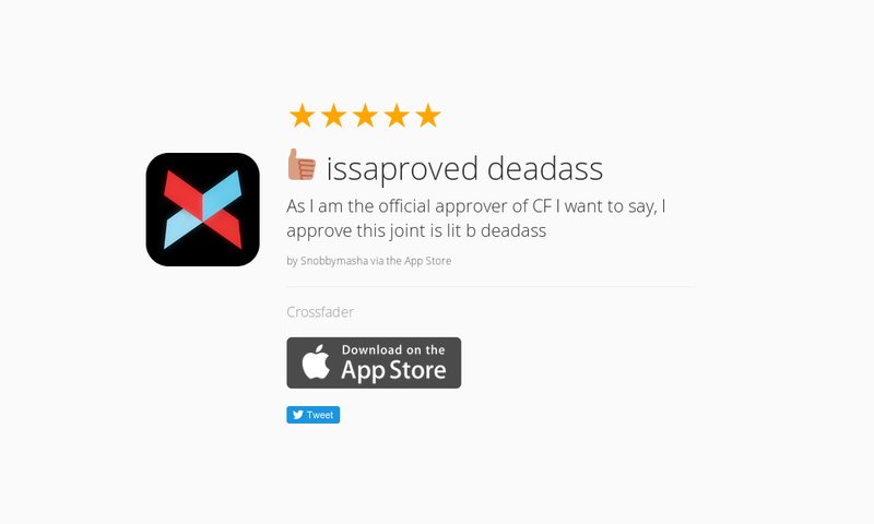 5 Star Review: "👍🏻 issaproved deadass: As I am the official approver of CF I want to say,…" launchkit.io/reviews/lPxRfL…