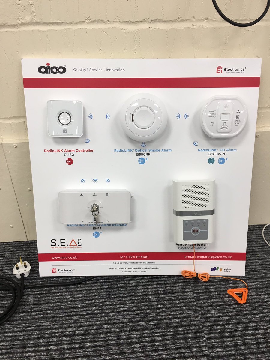 SEA_Ltd's tweet photo. delivery this morning from @Aico_Limited to help us #demo #smokedetectors and @Tynetec #adventxt working together https://t.co/xRGlH0GaaX