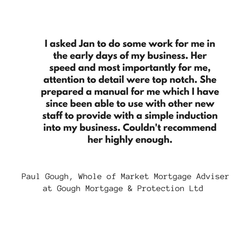 JanBaberVPA's tweet photo. Thank you @MrGough for a lovely testimonial. #mortgages https://t.co/y4SRnQiJt1
