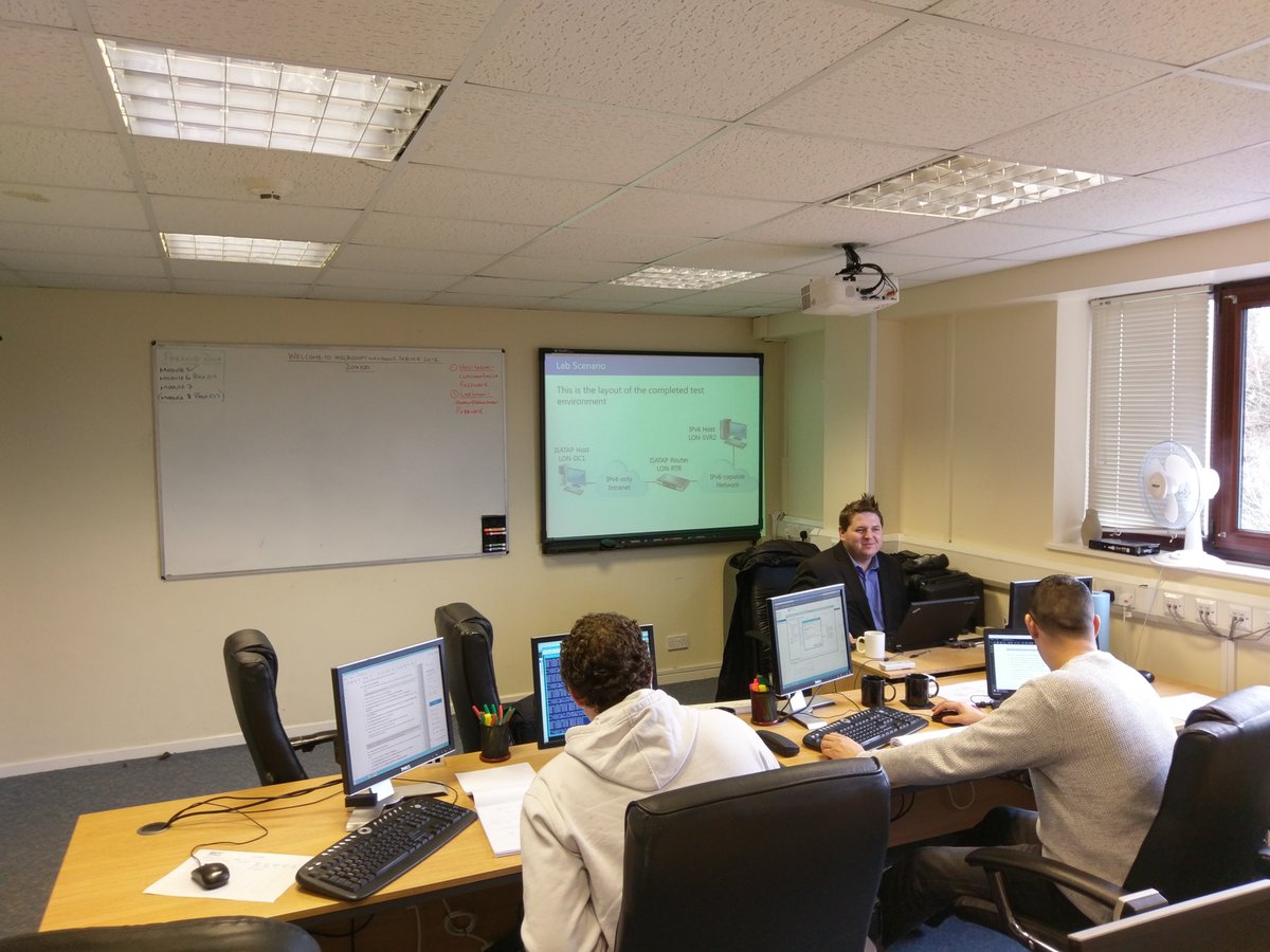 thinkbitgroup's tweet photo. Cameron Hughes of BluescreenIT guiding his class towards becoming MCSA qualified, exciting stuff! #training #mcsa #microsoft #bluescreenit https://t.co/6dIWA6WOl2