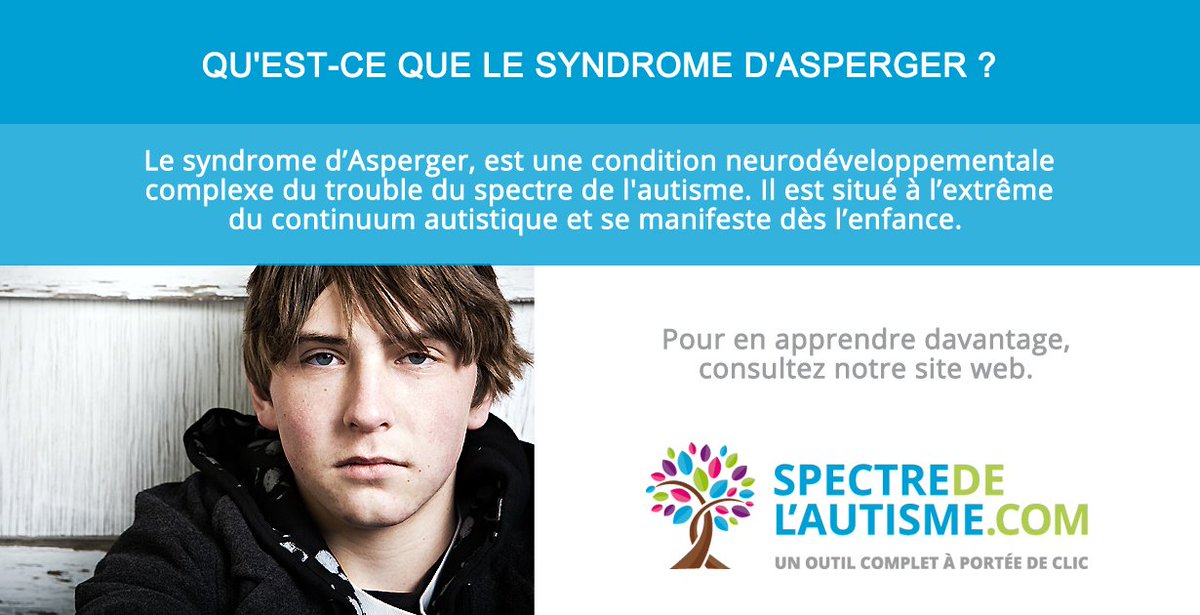 InfoAutismeTsa's tweet photo. SVP Retweetez - Qu'est-ce que le syndrome d'Asperger ?
https://t.co/AAgtbYR6Sj
#Autisme #Éducation https://t.co/HTtLAsCDEy