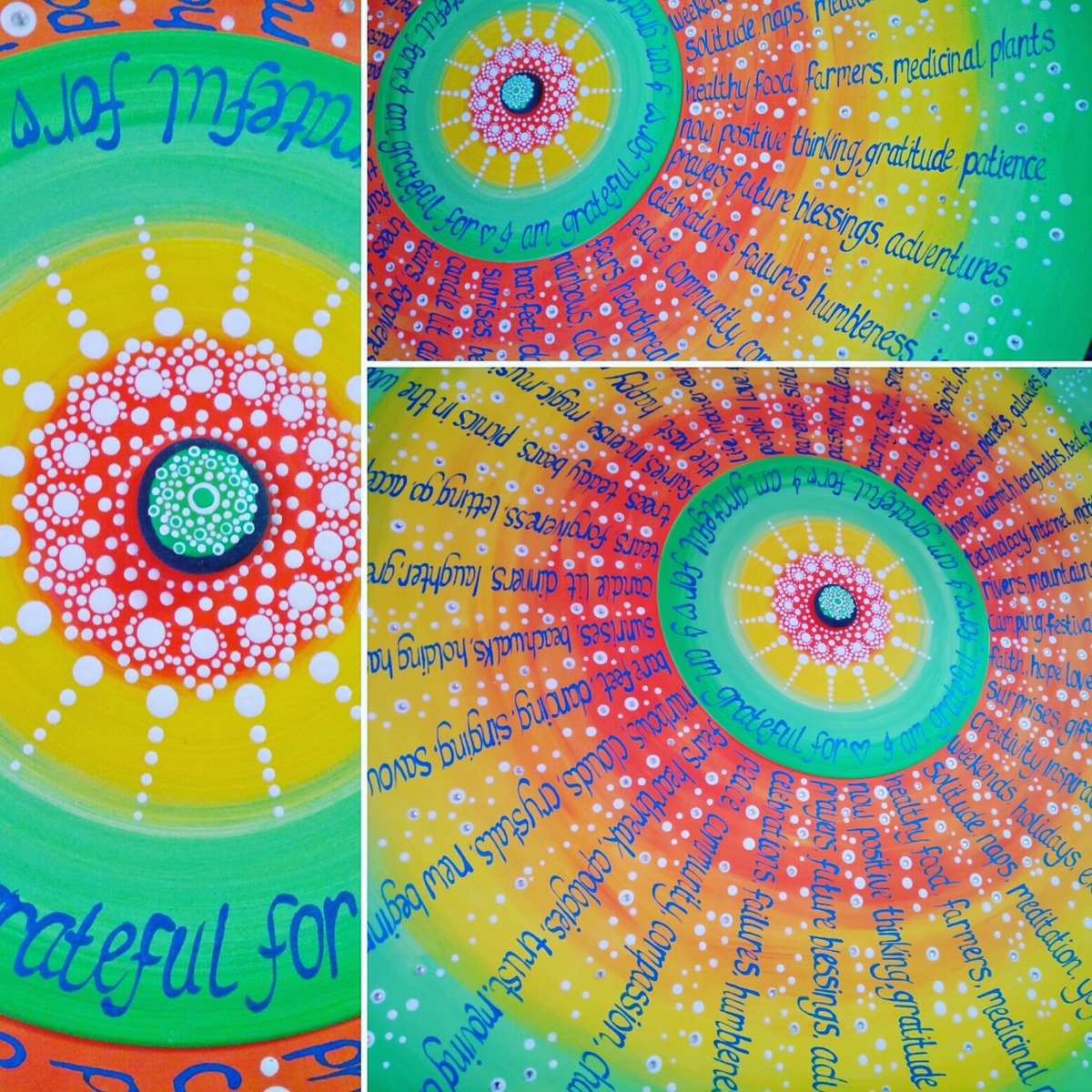 HStrachanArt's tweet photo. https://t.co/t4jjQJcCjm to see this Gratitude wordy mandala finished ☀ #mandala #gratitude #mywork #myart #myheart https://t.co/Yplz5DoumZ