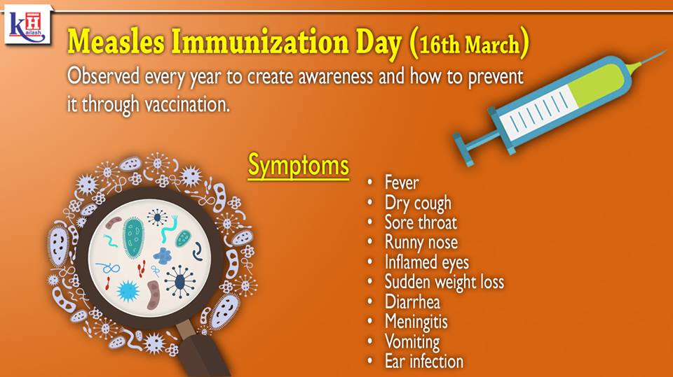 #MeaslesImmunizationDay #Vaccination #MeaslesSymptoms #KailashHospital
 Know about Immunization & Symptoms of Measles