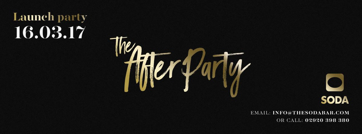 AfterPartyCDF's tweet photo. TONIGHT! Join Us at @SodabarOfficial for 'The AfterParty' w/ @TariqDJT // @DeejayWillow // @MistaBibs 

Message Us for Guestlist! 💥🎶 https://t.co/YhE1nR53A4