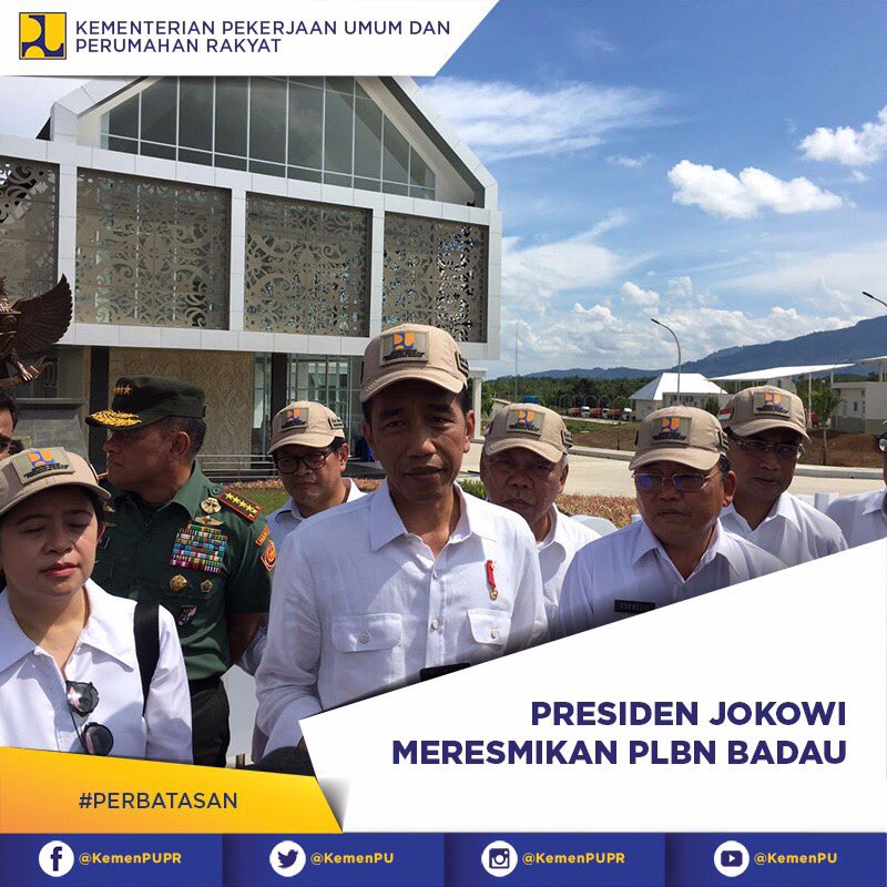 Presiden resmikan PLBN Indonesia - Malaysia di Badau, Kalimantan Barat