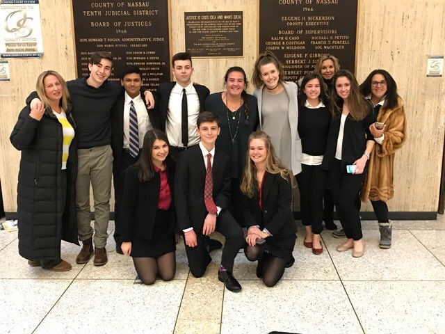 North Shore Mock Trial advancing to the 'Elite 8'! Impressive results from this talented team. #mocktrial