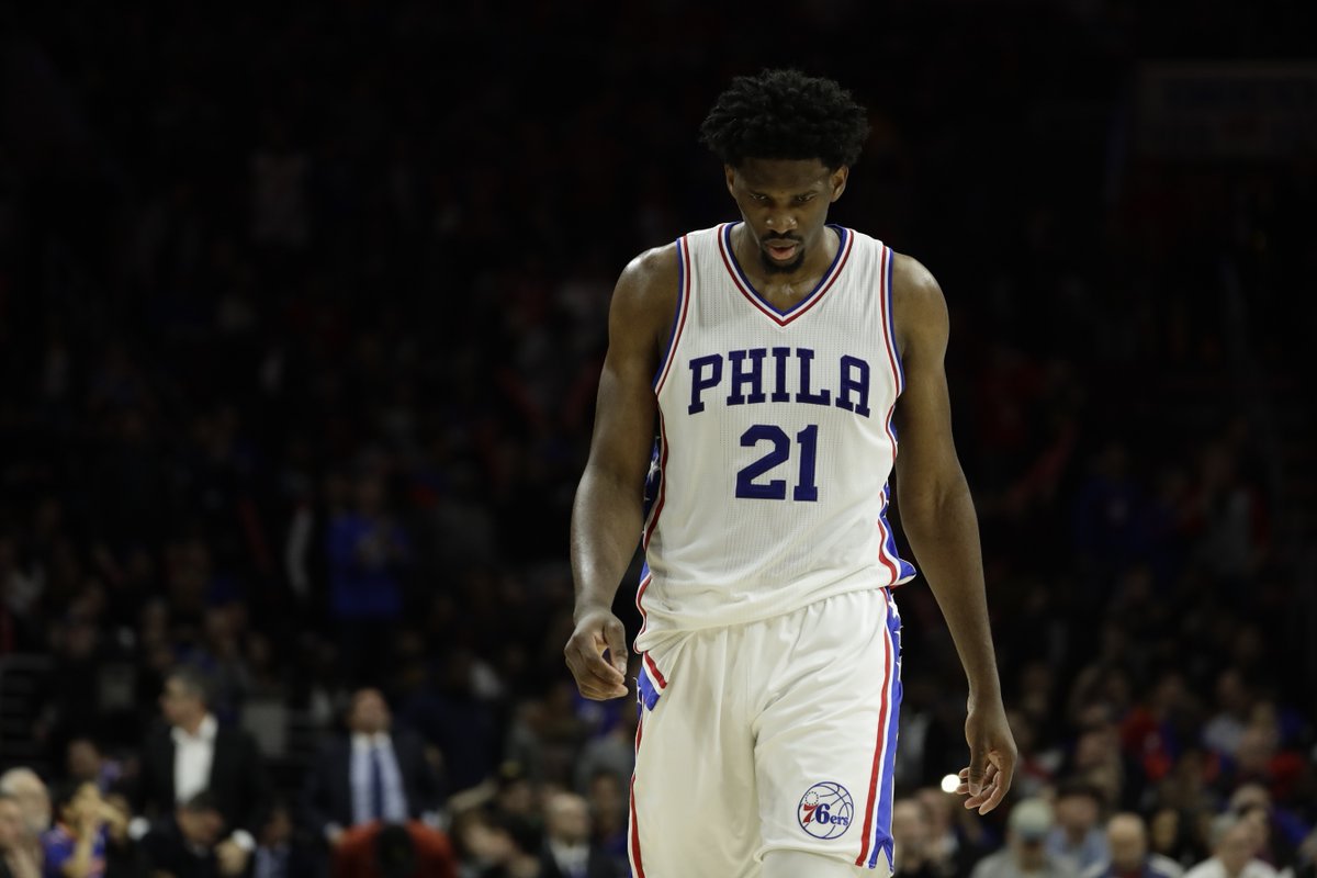 Joel Embiid is 23 years old today Happy Birthday big fella 