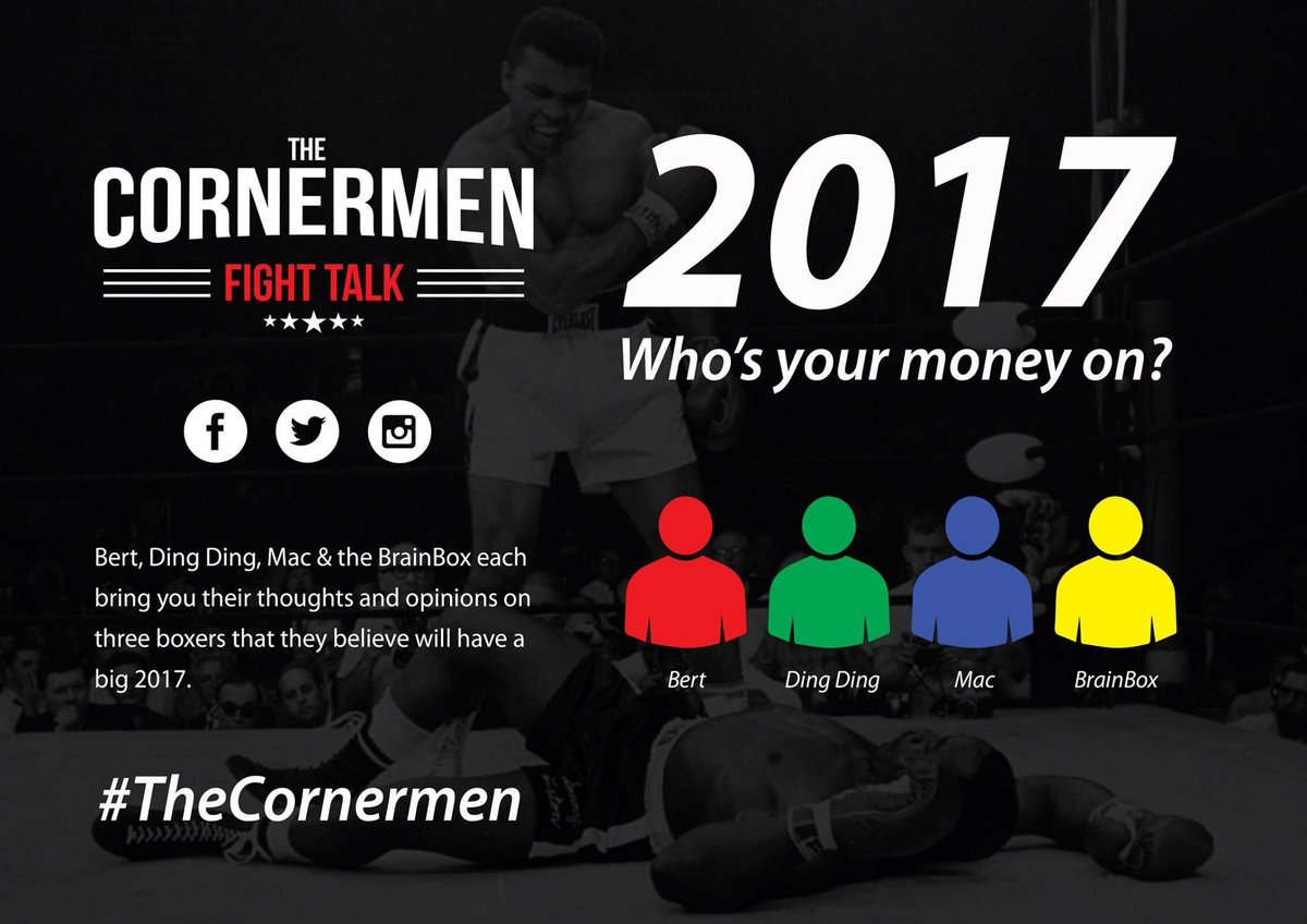 The_Cornermen's tweet photo. This weekend #TheCornermen bring you their opinions for the first time. #boxing #boxingheads #GGGJacobs #conlan https://t.co/65UksCfQNN