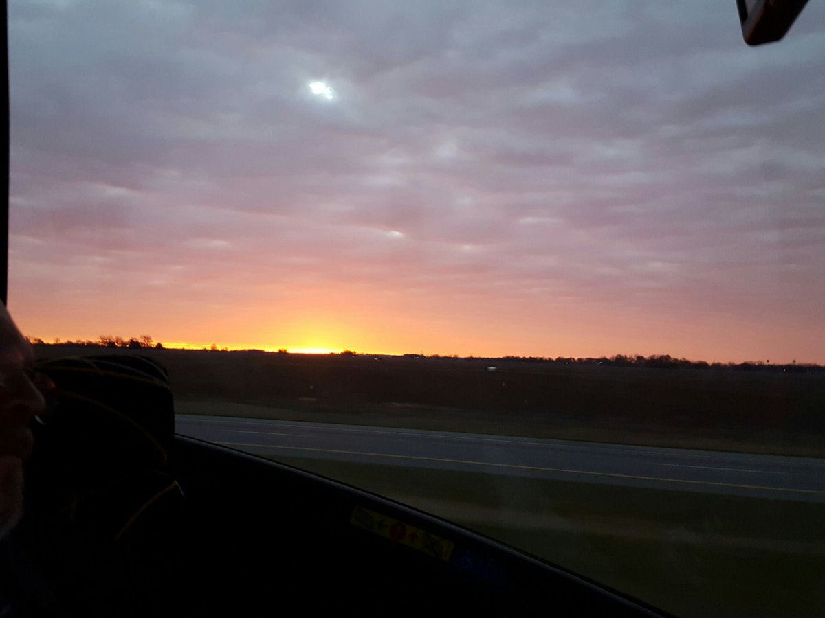 PetersonSusan98's tweet photo. Our sunrise this morning #zmchoirtrip https://t.co/WtOON8xHlj