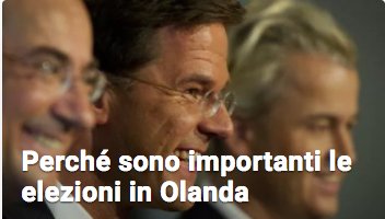 updayIT's tweet photo. Perché le elezioni in #Olanda sono così importanti? Con una nostra piccola rassegna abbiamo cercato di spiegarlo.
https://t.co/u9HOJUkP1W https://t.co/URlDHrYdH9