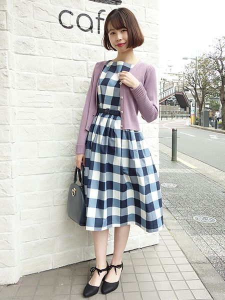 F I N T Official フィント公式 Recommend Item ビッグギンガムチェックワンピース An Another Angelus T Co Yogaugdogj 11 0円 税込 今時期はカーディガンをさらりと羽織って