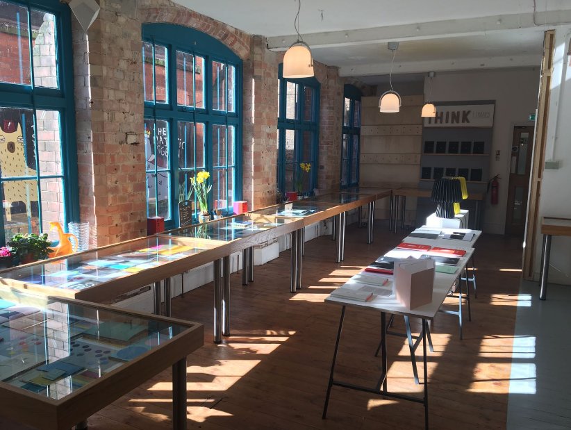 Come &amp; check out the <a href="/GFSmithpapers/">GF Smith</a> #Heritage exhibition at THiNK until Sunday! #lovenotts #creative #notts