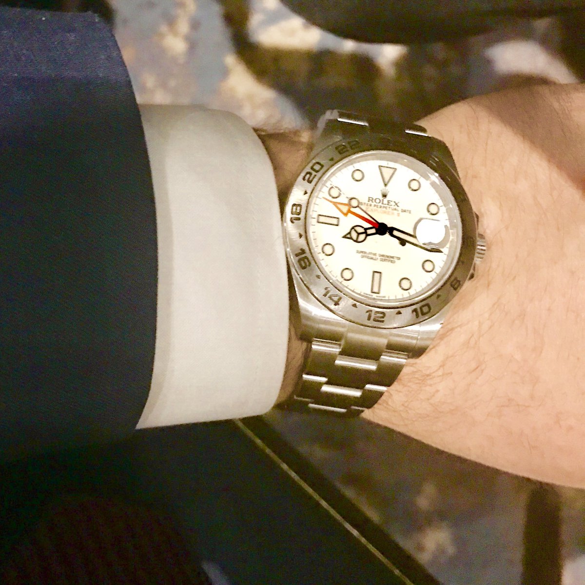 mrfixyourself's tweet photo. Style advice. #daviddonahue #nordstrom #rolex #explorertwo #fixyourself https://t.co/PpPrpAKuCD