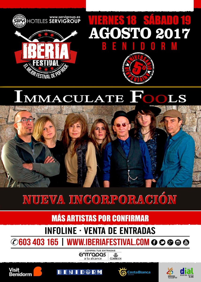 IberiaFestival's tweet photo. Welcome Inmaculate Fools!!!
Entradas, abono dos días, Vips y Packs ➡️ https://t.co/APXQmQjUHU y en cualquier oficina de Correos. https://t.co/drPSbyta5q