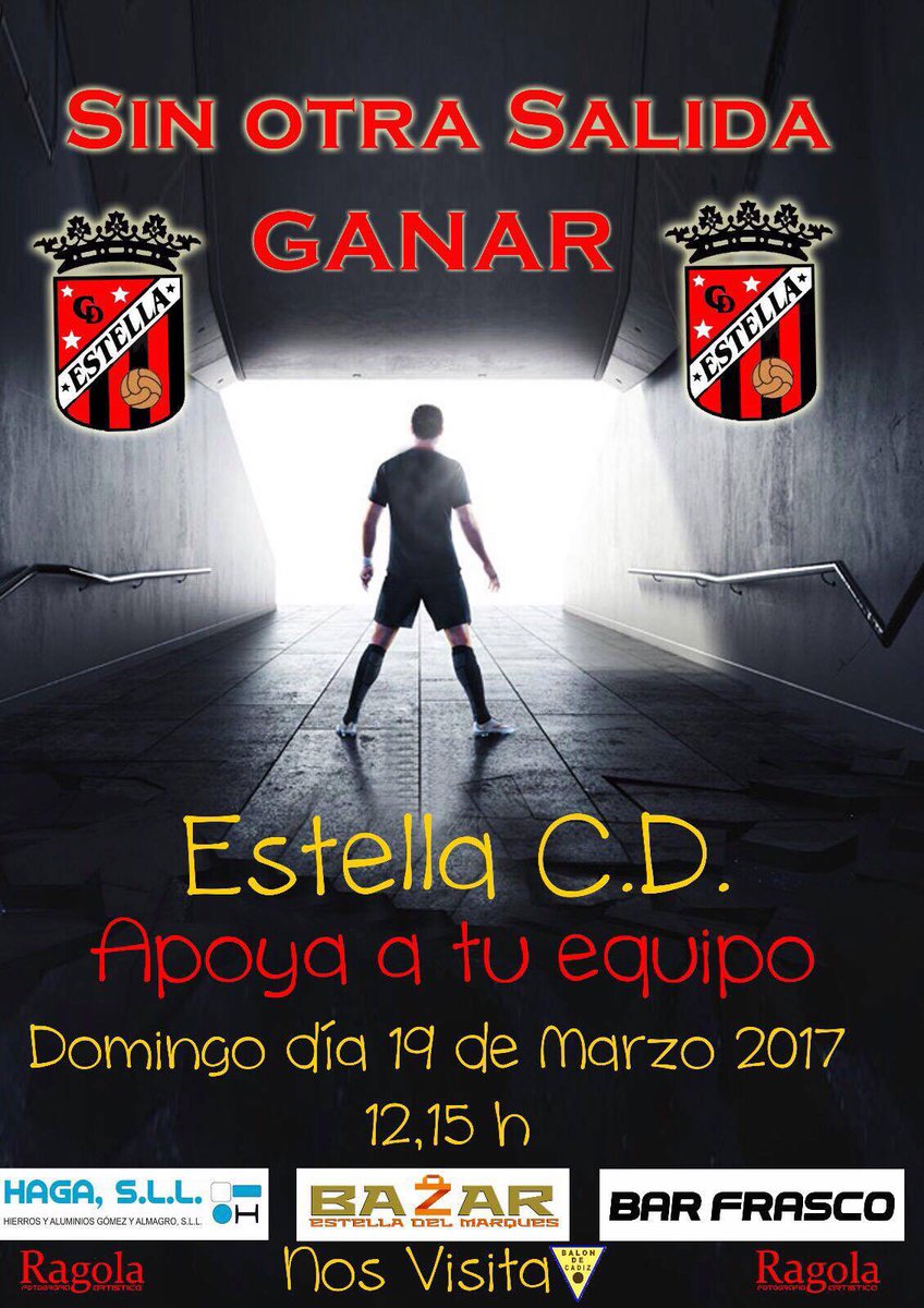 El <a href="/Estella_CD/">Estella CD</a> se enfrentará este domingo 19 de marzo frente al Balón de Cádiz #XDFC bit.ly/2mMqNkh