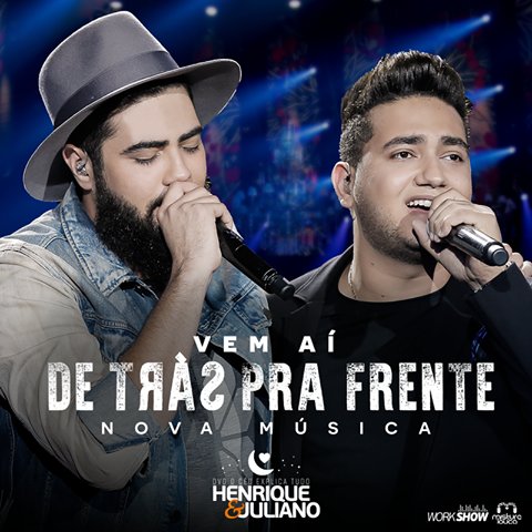 fmdiario89's tweet photo. Henrique e Juliano lançaram o vídeo da música ‘De Trás pra frente’ do novo DVD, ‘O Céu Explica Tudo’.Vem assistir: https://t.co/FCCXRQiW2r 😍 https://t.co/yW0yuVFef1