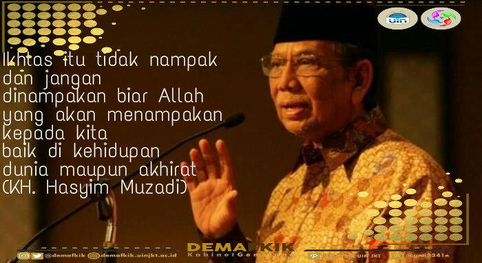 إنا لله وإنا إليه راجعون[1/3]

Telah berpulang ke rahmatullah Bapak KH. Hasyim Muzadi, beliau wafat di usia 72 tahun

Mari kita doakan