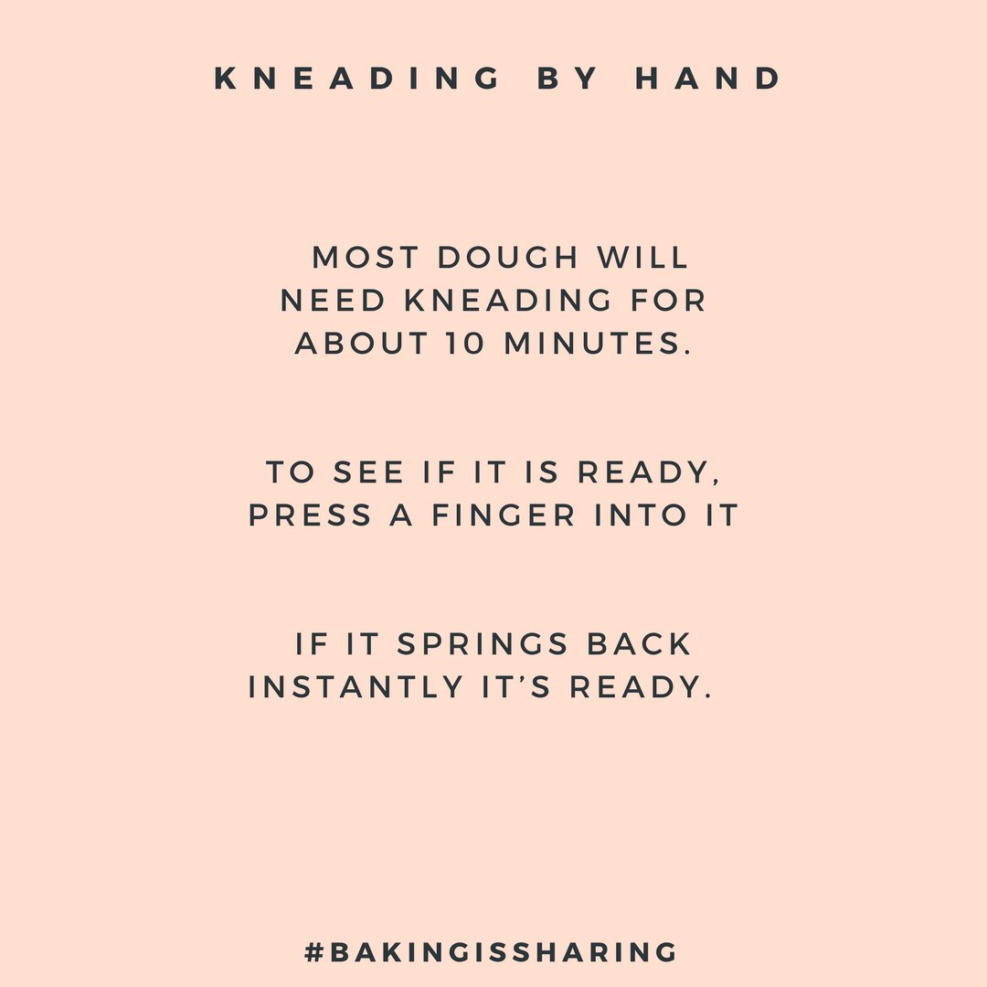 BakeWithMaria's tweet photo. How long do you need to knead by hand your dough? #bakingtip #tipoftheday #bakingissharing https://t.co/LccvezV637