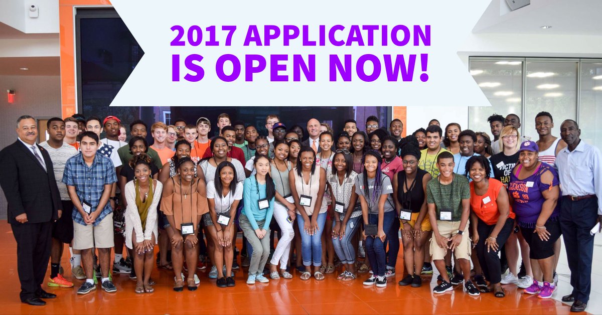 CCW_Clemson's tweet photo. Application is now open for the Clemson Career Workshop! Apply at https://t.co/xEAuTiDkk5 #2017CCW https://t.co/aV7OY7cN7p