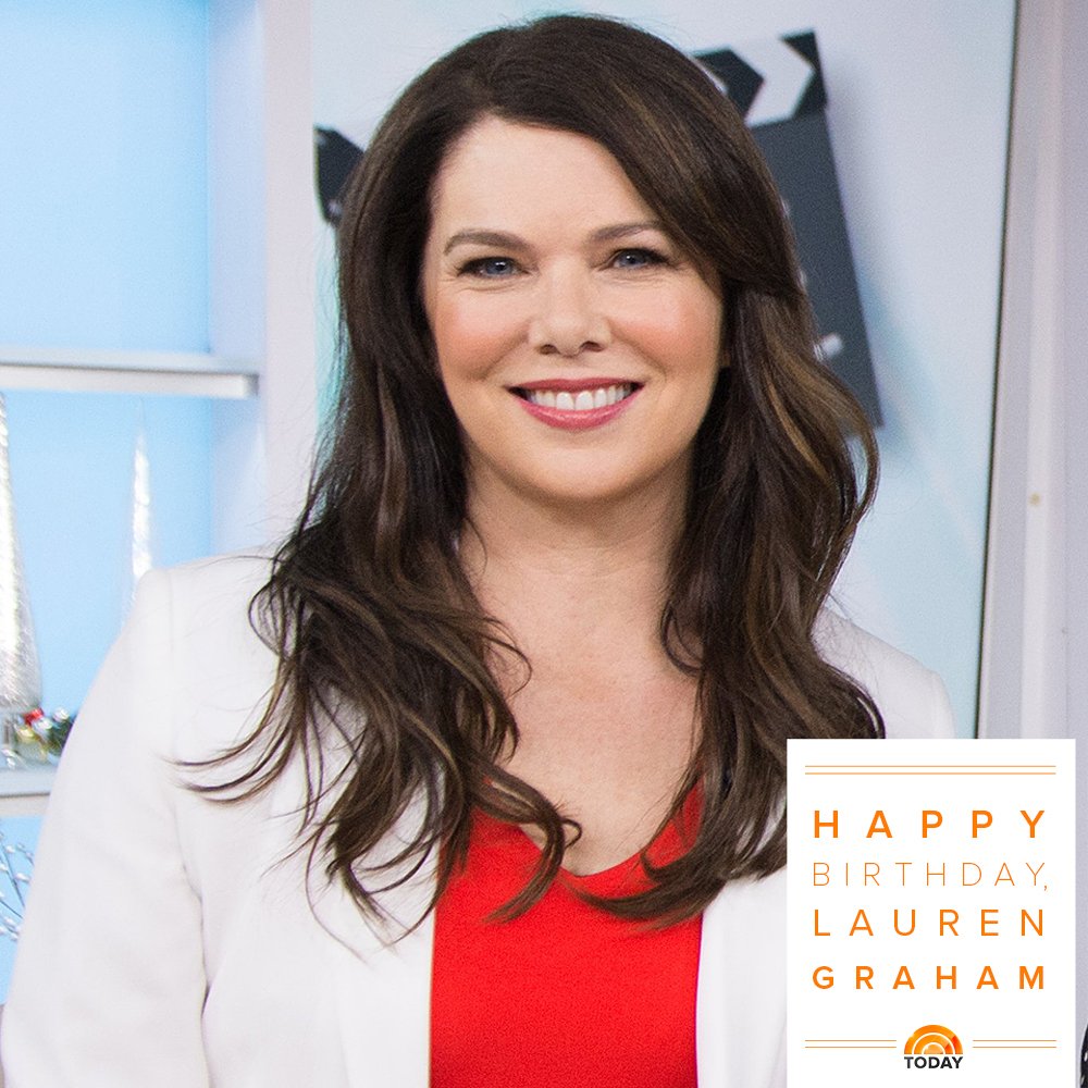 TODAYshow's tweet photo. Happy 50th birthday, @thelaurengraham! https://t.co/lw2Skf0eEp