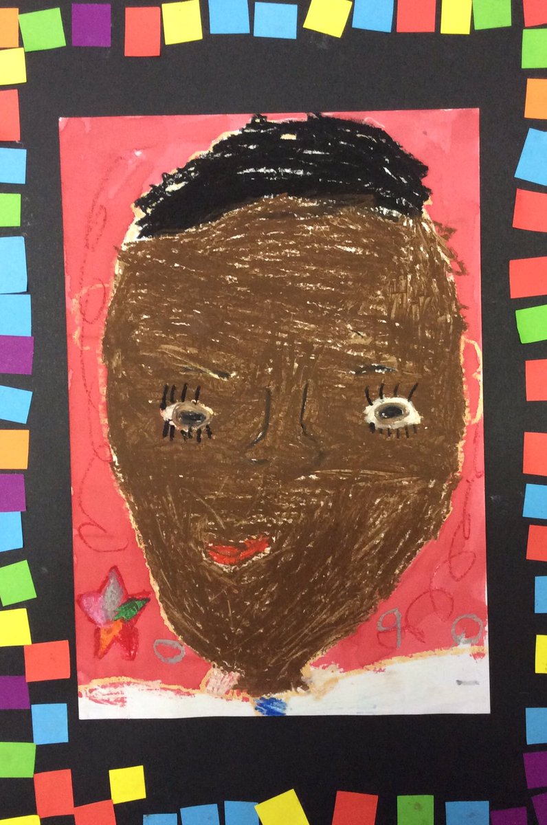 RubyPerks's tweet image. Beautiful self portraits by our Gr 2s. @ParklandsTweet
