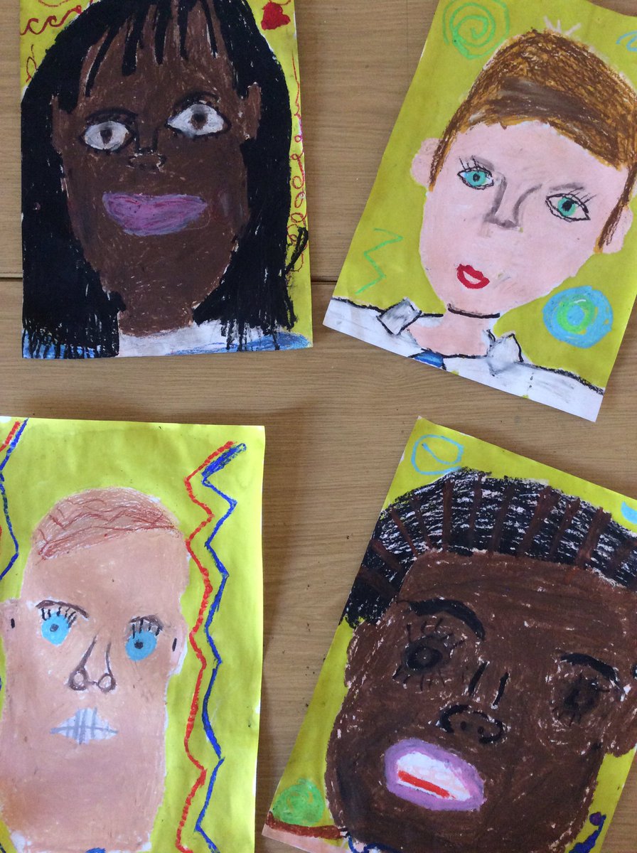 RubyPerks's tweet image. Splendid self portraits! Gr 2 @ParklandsTweet