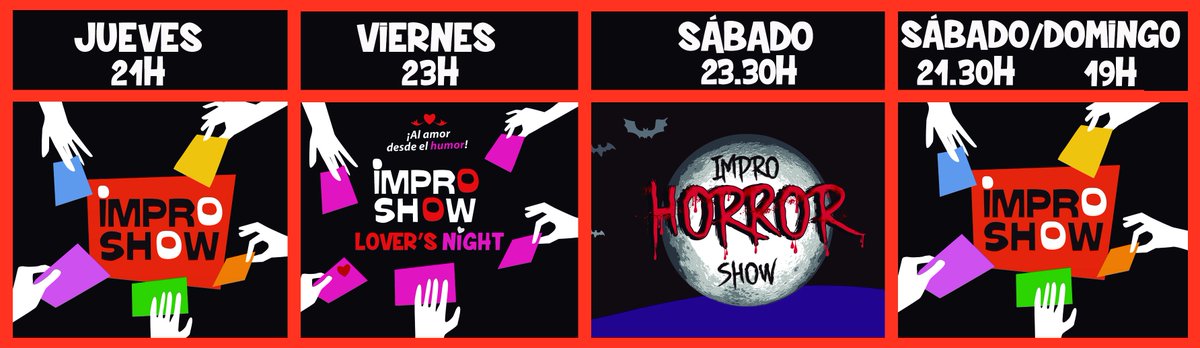 PLANETAIMPRO's tweet photo. Empezamos semana de Impro y lo mejor es que hay para todos los gustos Vente esta semana al @SomTeatreneu #elmejorplan #321Impro #ImproenBCN https://t.co/8AfjhK6LgV