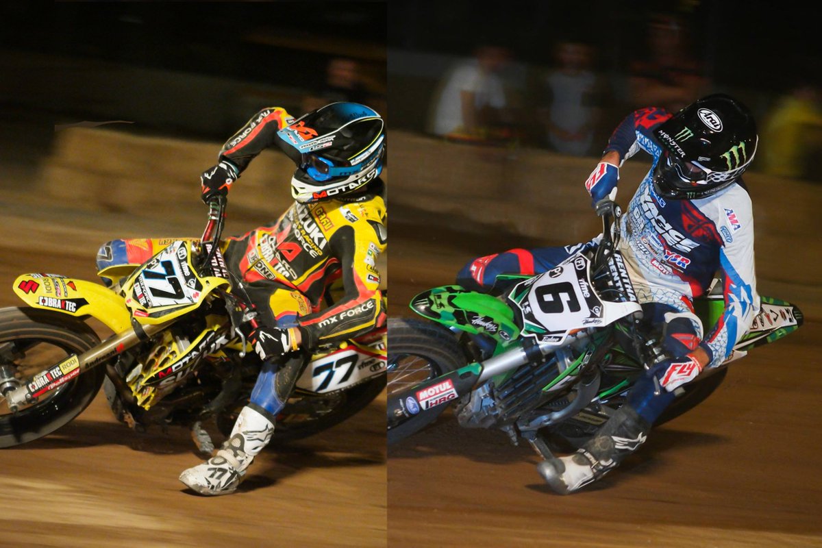 flattrack_ES's tweet photo. Para esta noche... ¿Apuestas por el #TeamBullet (Baker, Cardús) o por el #TeamMees (Mees, Serra)?
#OperaciónDaytona
#RoadToDaytona https://t.co/N9T2z0fnpM
