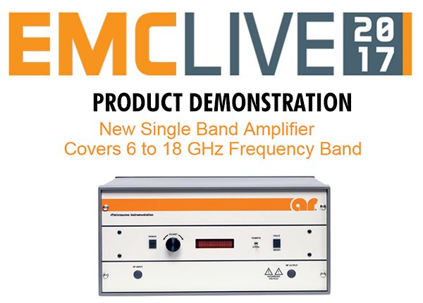 AR_rfmicrowave's tweet photo. Register for a new Product Demo - New Single Band Amplifier Covers 6 - 18GHz Frequency Band #EMCLive @EMC_EMI https://t.co/YMKkbPJl0Y https://t.co/KU5MRbQx5c
