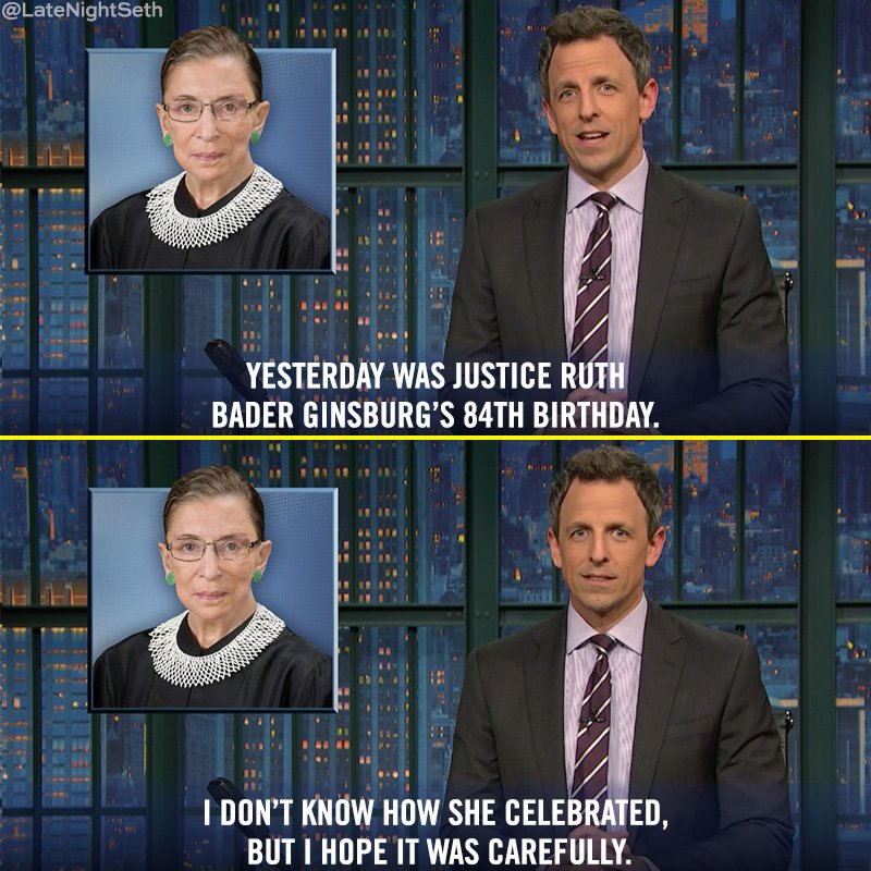 Late Night with Seth Meyers tweet media
