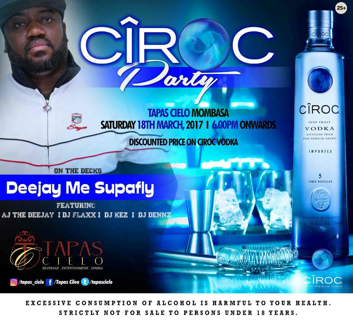 tapas_gold's tweet photo. #goldenmonth #guests #johnniewalkerke #cirocke #ThisIsTapasCielo @GMONEYizME @DjNruff @deejaymesupafly #houseofwalker https://t.co/mL2C7UuipG
