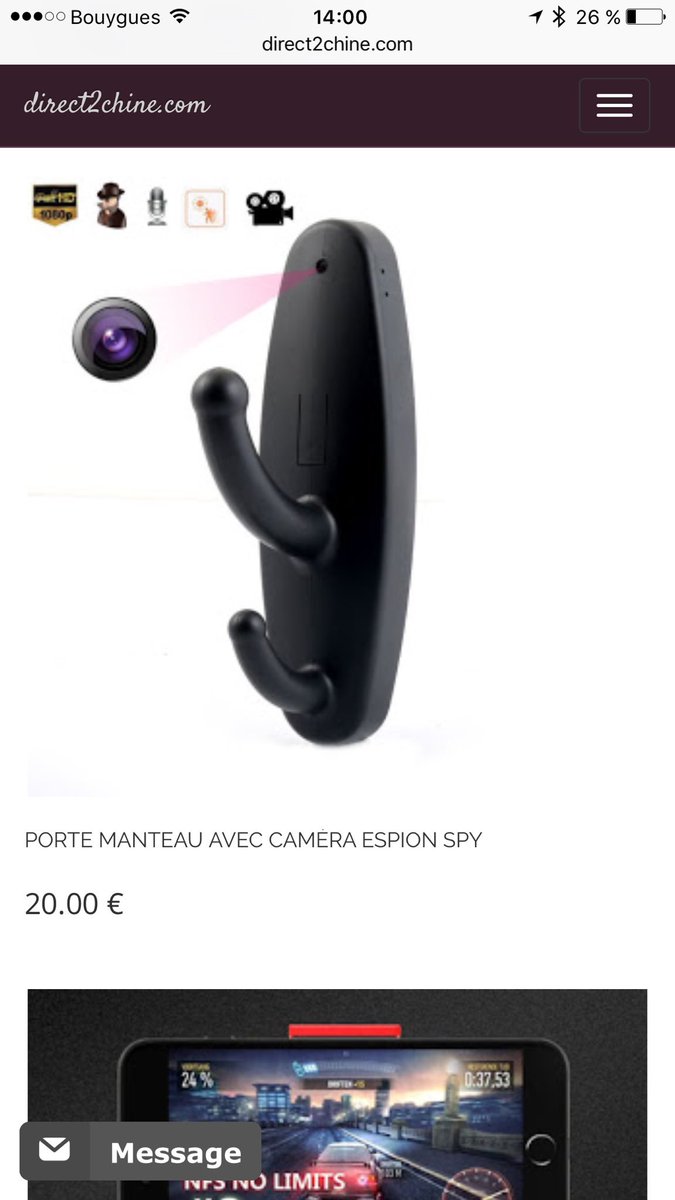 direct2chine's tweet image. Porte manteau espion sur direct2chine.com #journaliste @Cdenquete @open_enquete @cashinvestigati