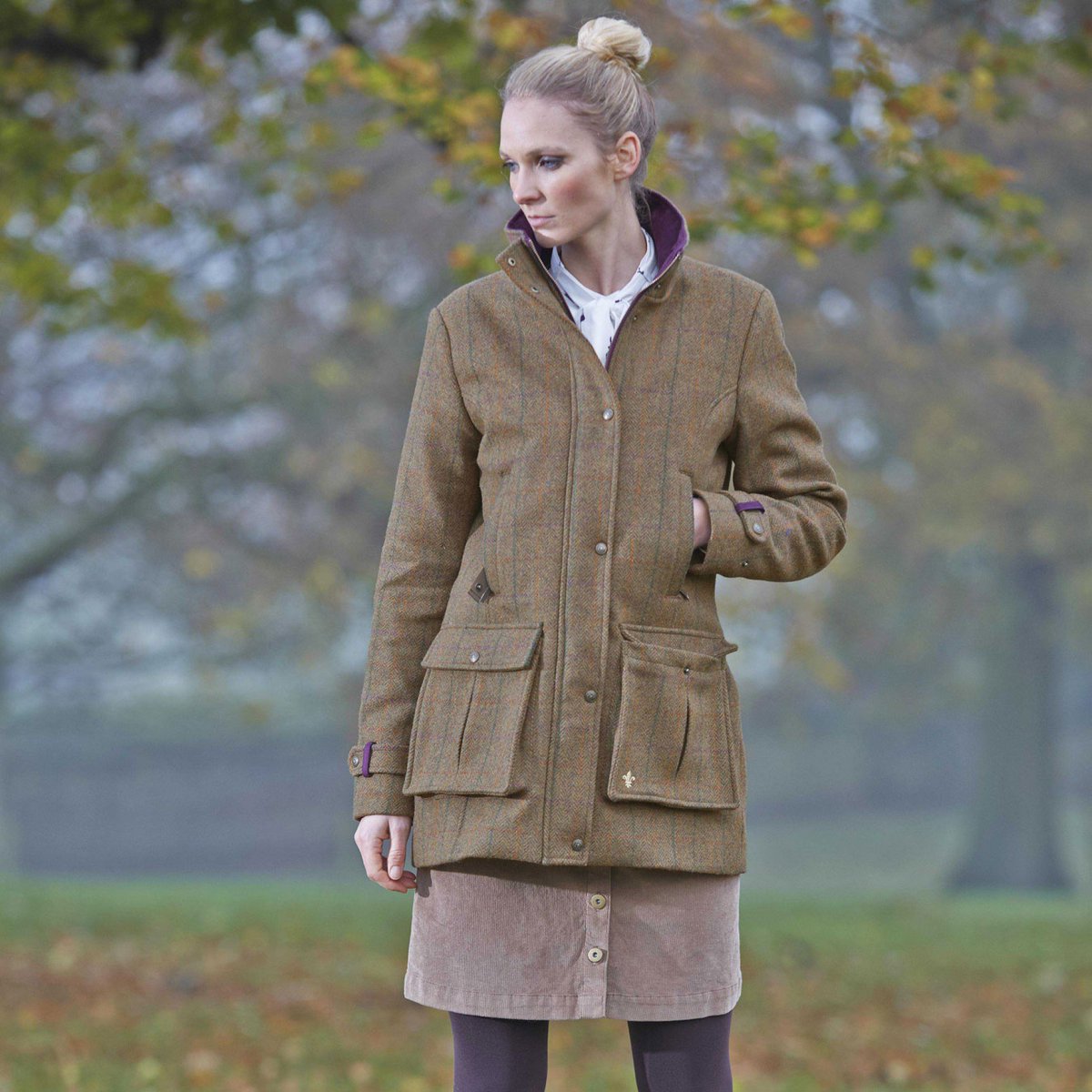 engineered jacquard nuptse jacket