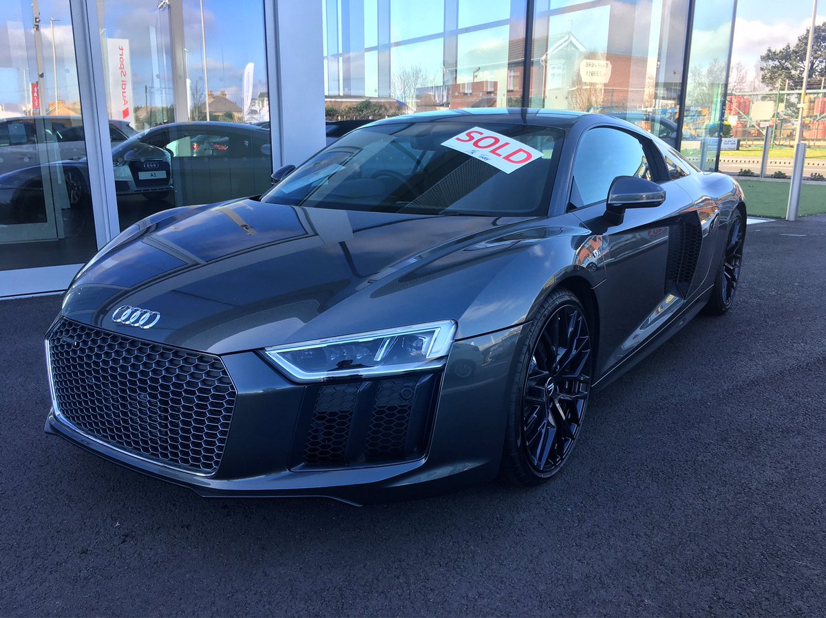 AudiSportPoole's tweet photo. We are very proud to have sold this beautiful #Audi #R8 to a local customer! https://t.co/BplHma9Oyd