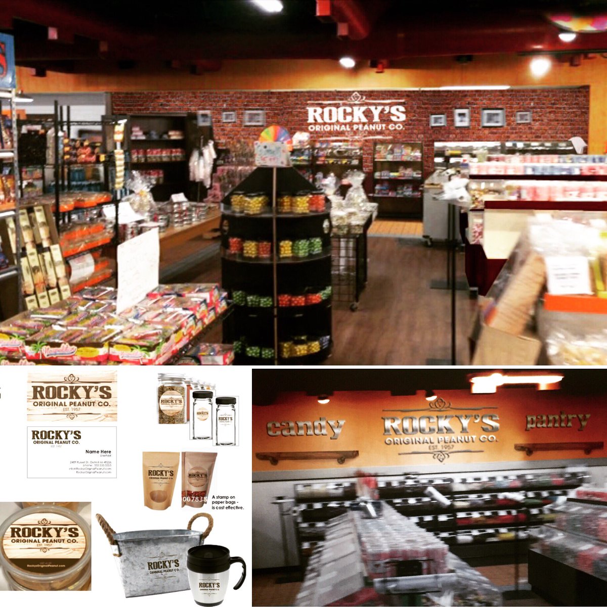 iconicaArt's tweet photo. Get your branding game on! Our concepts for Rocky's in eastern market! We are ordering signs, labels &amp; more from #local vendors! #Detroit https://t.co/JTls9Gkygc