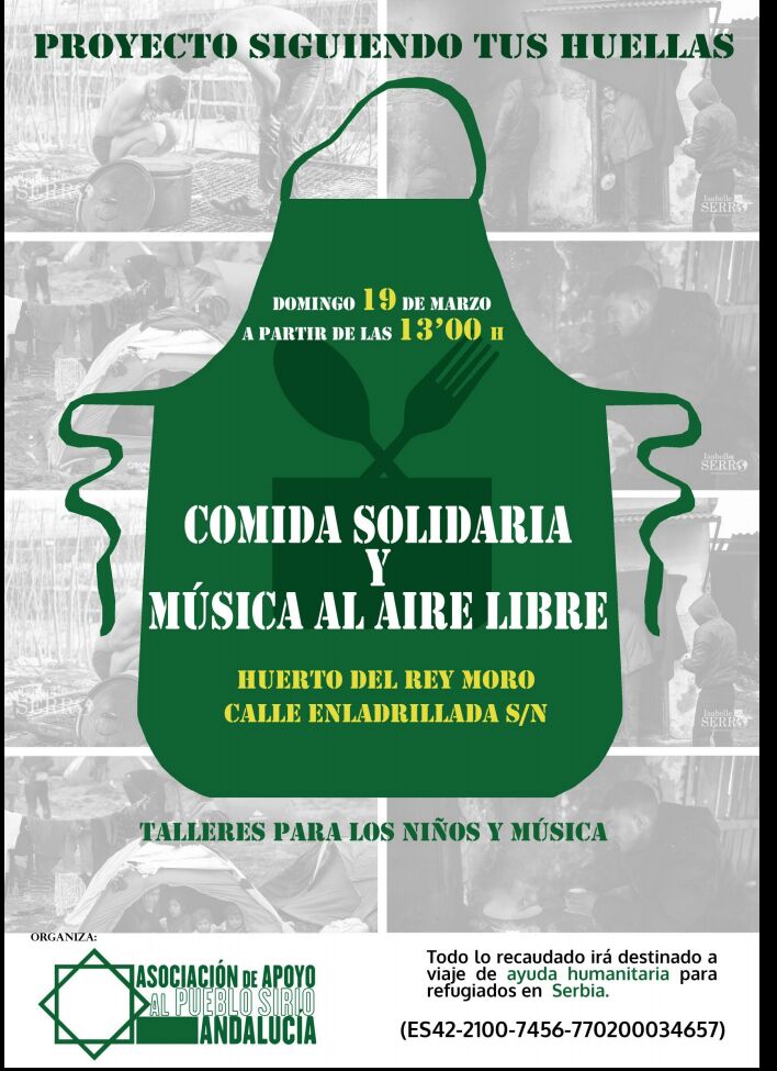 AAHRnoborders's tweet photo. Este domingo con los #Refugiados , comida solidaria y actividades para todos en #Sevilla 
Si no puedes asistir, colabora con tu donación! https://t.co/mV50lokNWw