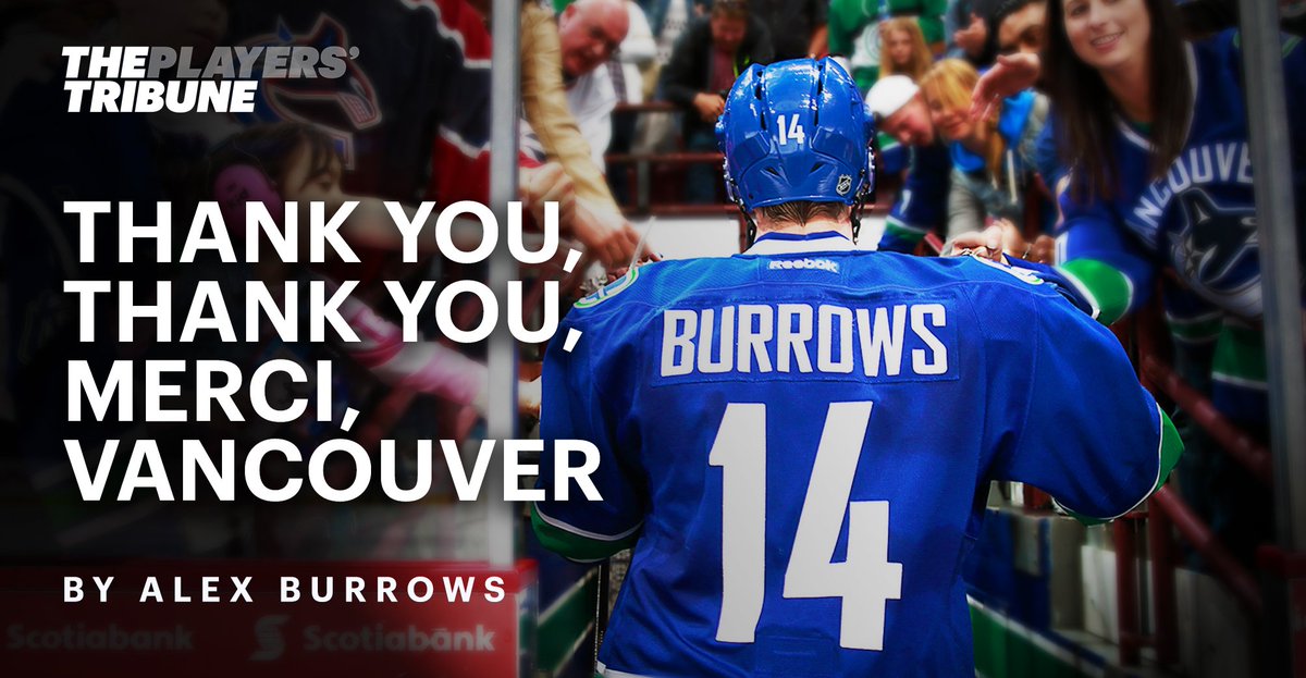PlayersTribune's tweet photo. Alex Burrows says goodbye to Vancouver: https://t.co/2nq017xxLl https://t.co/Y9P50cRuSA