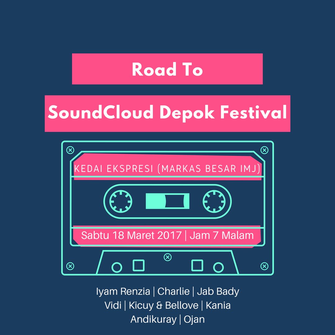 Sabtu ini, mari.
Road To @SoundCloudDPK Festival.
#RoadToSCDPK