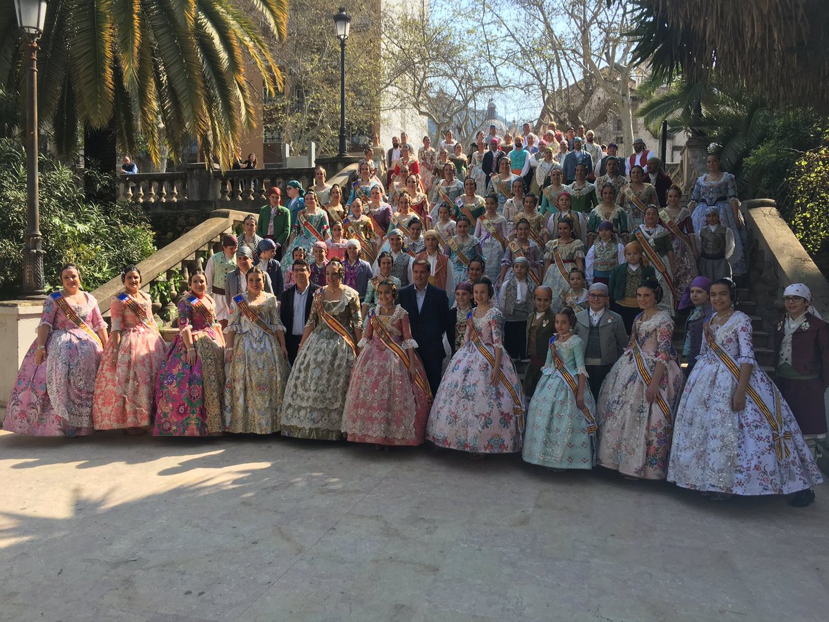 Foto comissions amb President de Diputació Jorge Rodriguez i l'alcalde de Xàtiva Roger Cerdà. #FallesXàtiva #SomPatrimoni
