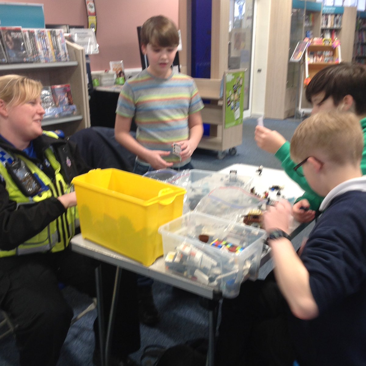 llantwitlibrary's tweet photo. Hip hop beats to Lego stop motion with photography and card making thrown in the mix. #TAGnight #lovelibraries https://t.co/JnH2qCOE5t