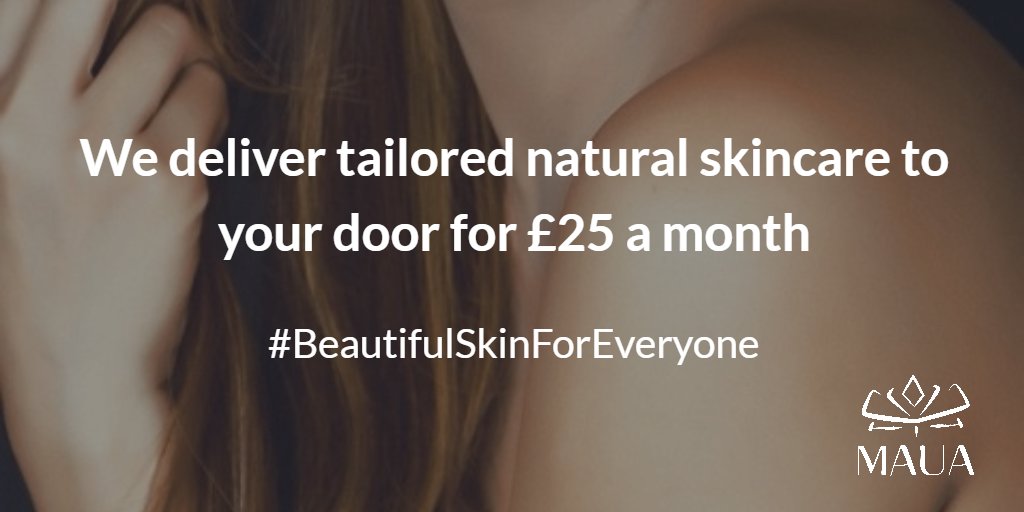 MauaSkinSupport's tweet photo. We deliver tailored natural skincare to your door every two months for £25 a month #BeautifulSkinForEveryone https://t.co/LOvtmbNtzS https://t.co/4fhgxCX53y