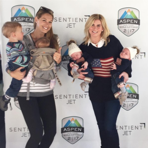 Some of Aspen's youngest #ski fans stopped by the #SentientJet Finals Lounge to check out the action on the slopes! #Aspen2017