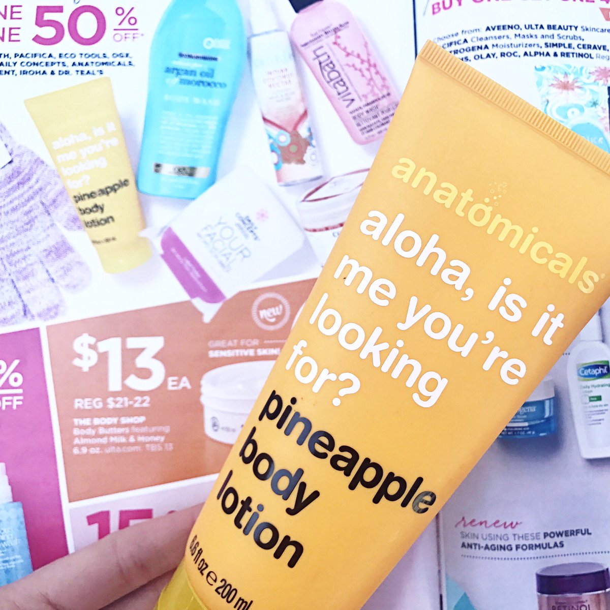 Spotted in this month's <a href="/ultabeauty/">Ulta Beauty</a> magazine. Hurry and snag our NEW pineapple body just in time for spring. #weonlywantyouforyourbody