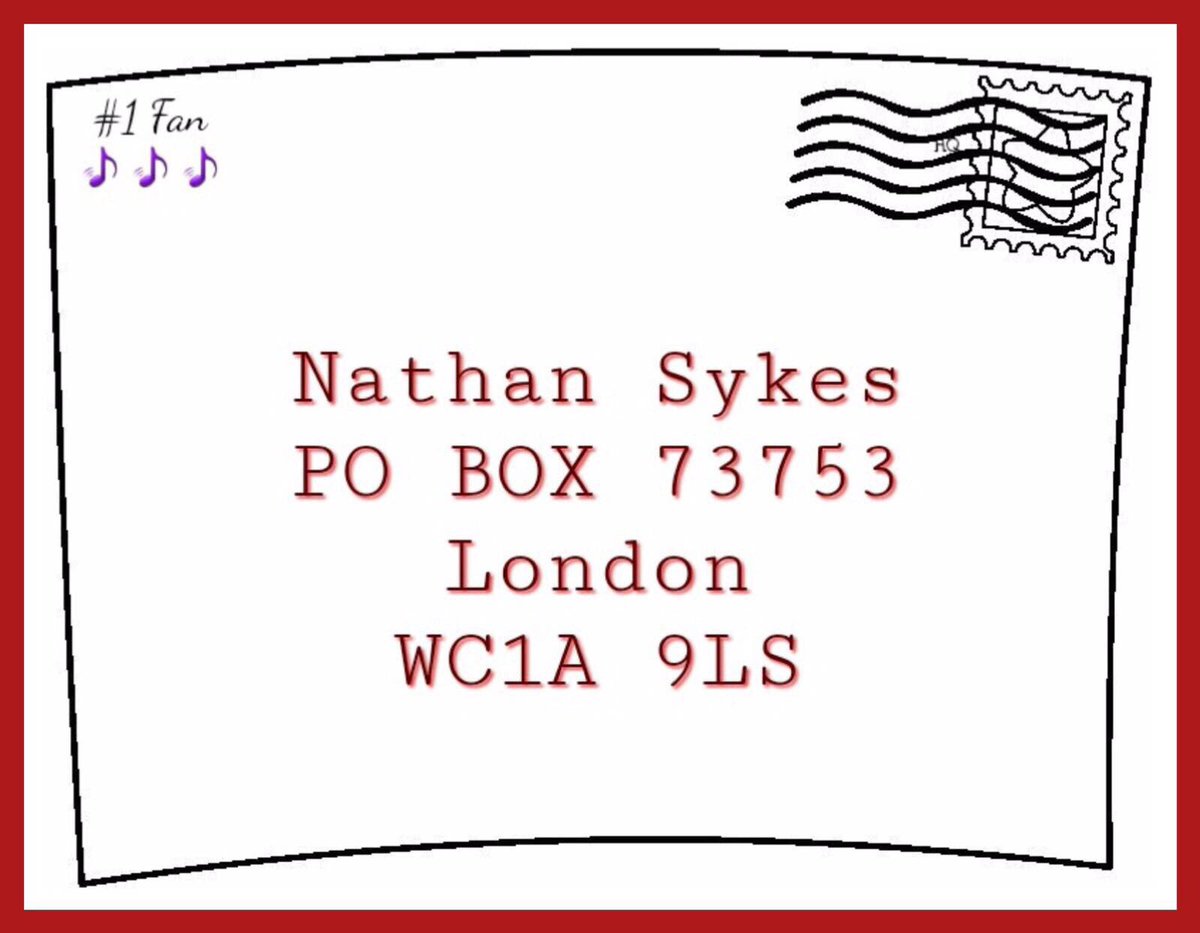 Nathansykeshq On Twitter Have You Ever Wanted To Send Fan Mail To Nathansykes Now You Can You Can Send All Your Letters Nathansykeshq On Twitter Have You Ever Wanted To Send Fan Mail To Nathansykes Now You Can You Can Send All Your Letters